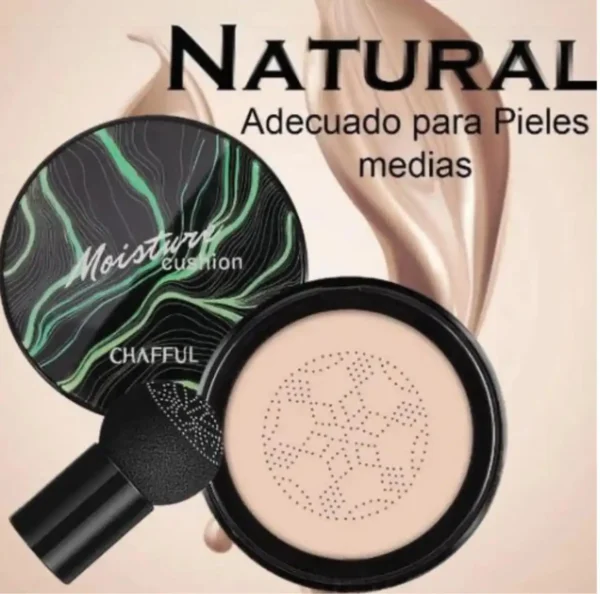 Moisture Cushion Brown: Base de Maquillaje para Pieles Oscuras con Hidratación y Cobertura Perfecta