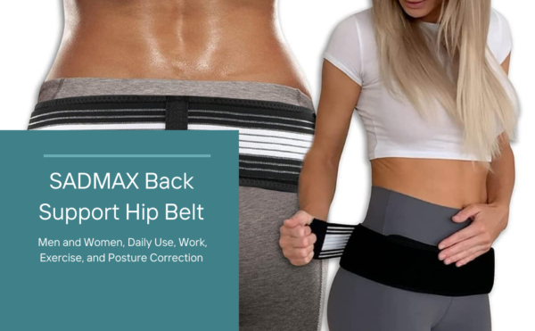 SADMAX Back Support Belt: Cinturón Ergonómico para Dolor de Espalda y Ciática - Imagen 3